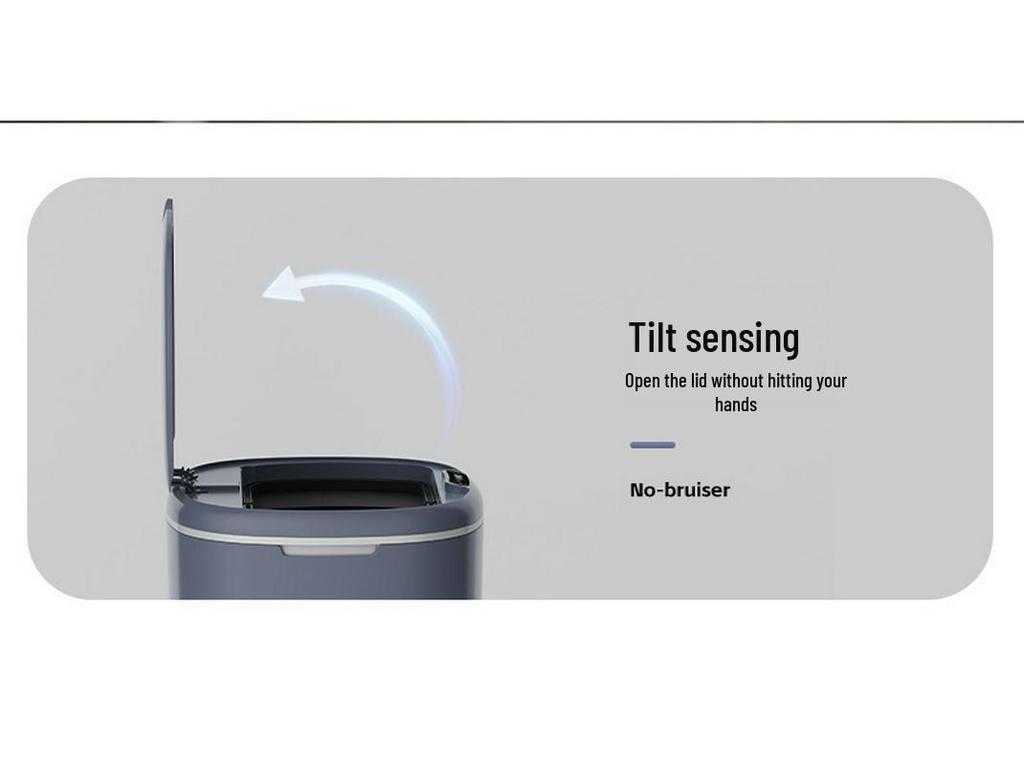 Automatischer Sensor-Mülleimer mit Deckel für Küche, Bad und Wohnzimmer