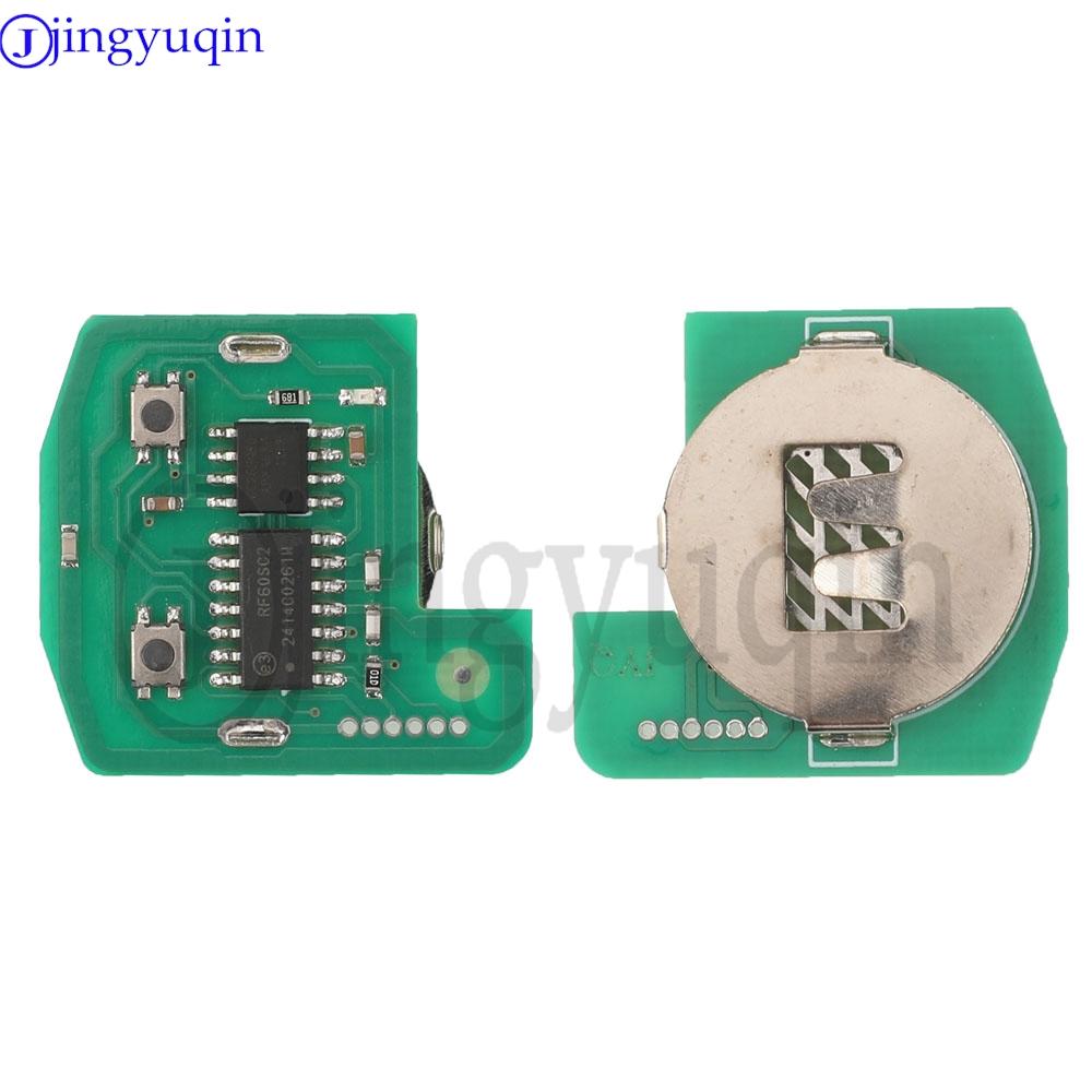 jingyuqin RK940EUT 433MHz FSK ID48 Chip Remote Car Key For Chevrolet Aveo Daewoo Spark Matiz 2 Buttons Key Control Fob Only Circuit board