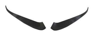 GR Yaris MXPA12 GXPA16 Frühe Edelstahl Scheinwerfer Augenbraue 2 Stück Carbon-Stil 12 16 10 GR Yaris [HEAD-ETC-069]