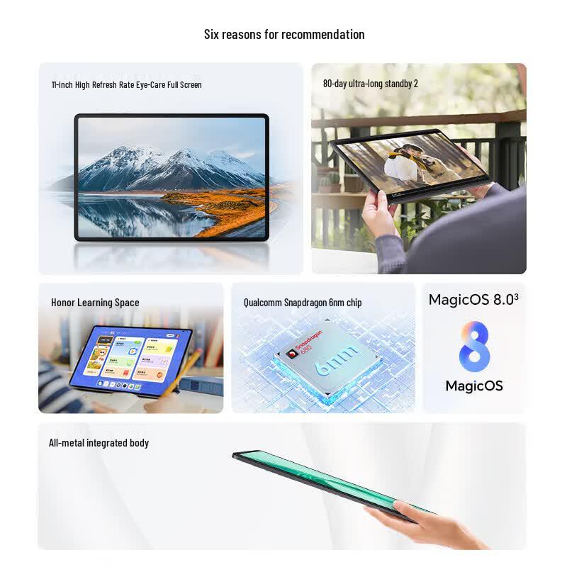 

HONOR Pad X9 11-inch Tablet (CN version) 6GB+128GB