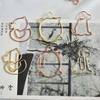 Cute Animal Shaped Golden Metal Decorative Paper Clip Bookmark Gift