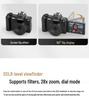 DC101 68MP Mirrorless Camera with Flip Screen and Viewfinder Knob
