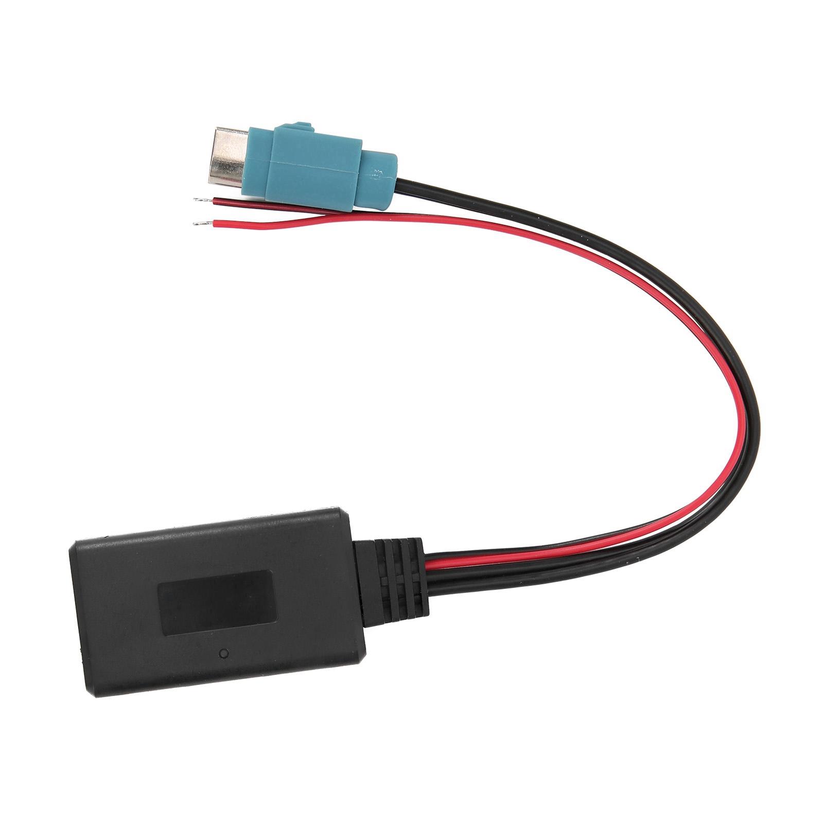 

Автомобильный Bluetooth-модуль AUXIN-кабель для замены беспроводного аудиоадаптера для Alpine IDAX001 IVA205R чёрный