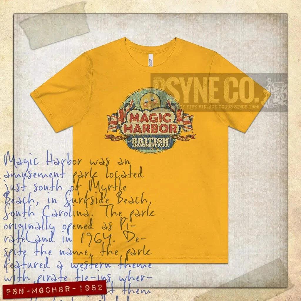 Magic Harbor Surfside Beach 1982 Vintage Men s T shirt 4XL