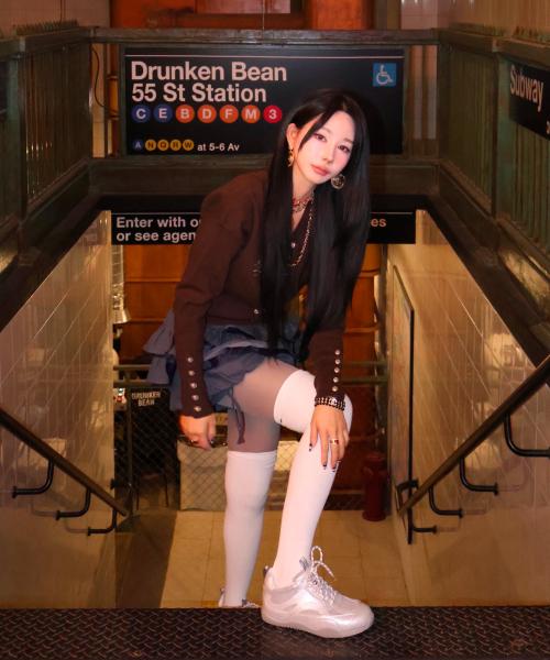 [Saint Satin] Aett Rubber Sole Platform Sneakers 25SS 02