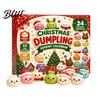 Stress Relief Squeeze Bun Toy Countdown Calendar Day Christmas Ball 24 Soft TPR Holiday Room