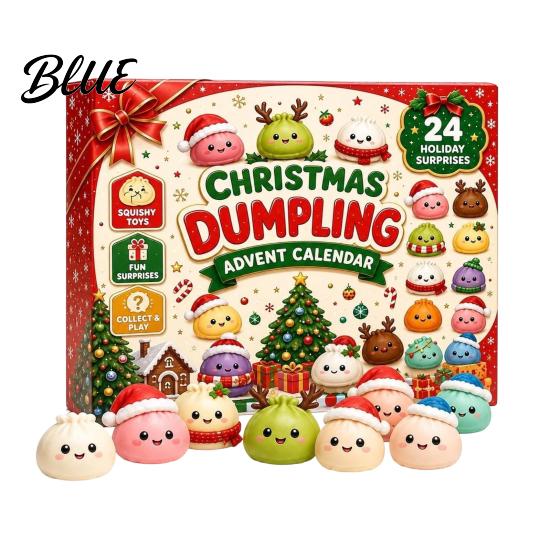 Stress Relief Squeeze Bun Toy Countdown Calendar Day Christmas Ball 24 Soft TPR Holiday Room