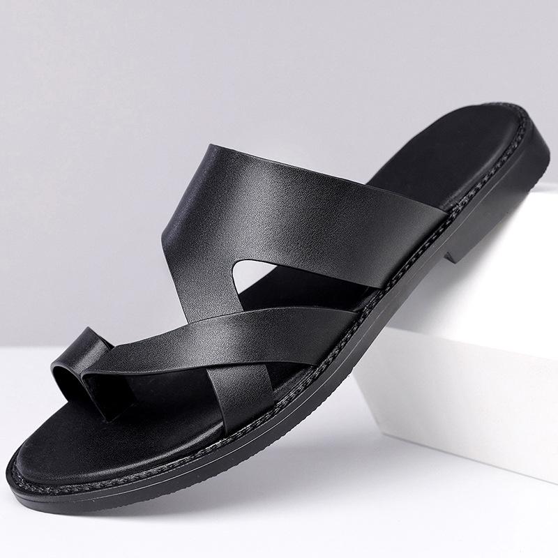 Men's 2025 Summer Casual Non-slip French Flip-flops for Beach & Outdoor Use