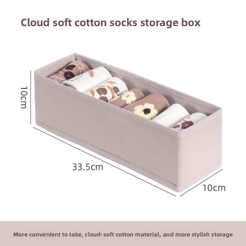 Innerwear Organizer Foldable Storage Box For Bedroom Closet And Drawer Use