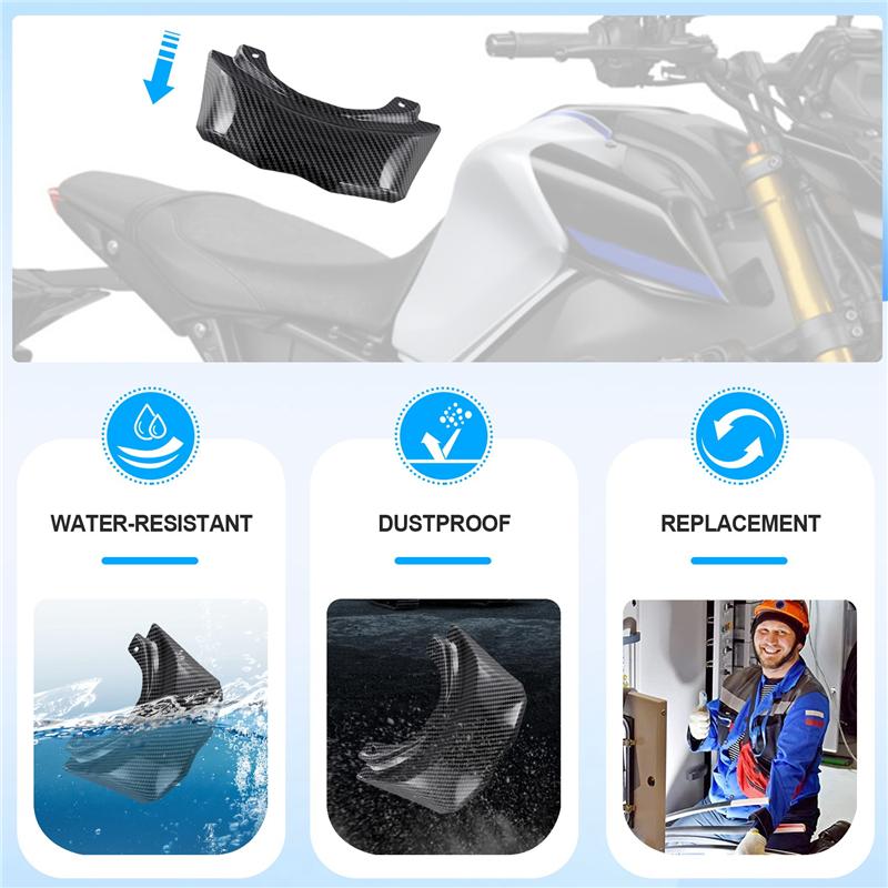 Precise Motorcycle Accessories Seat Unit Cover Fairing Parts Kits For Yamaha MT-10 FZ-10 MT10 2022 2023 2024 Carbon Fiber Pattern