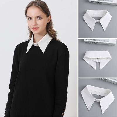 Col Faux Amovible Classique Vintage pour Chemise Blouse Revers Accessoires Vêtements