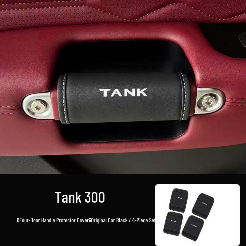 Tank 300/400/500 Leather Handle Protector and AB Pillar Cover for Passenger Seat Interior