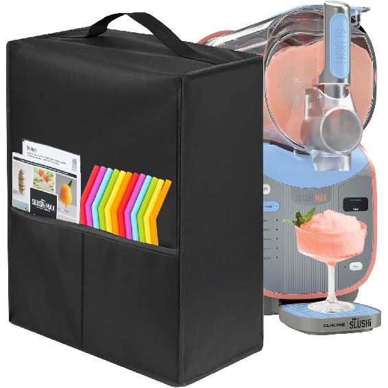 Чехол для машины для смузи Ninja SLUSHi Max FS605, Прочный толстый нейлон для защиты - Водонепроницаемый, пылезащитный, с карманами, Чехол для Ninja SLUSHi
