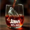 1pc Jaws 50th Anniversary Limited Edition Glass Whiskey Glass Champagne Drinkware