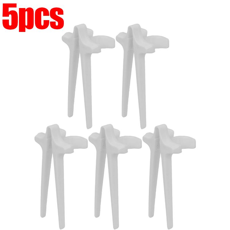 1/10pcs Plastic Finger Snack Clip for Games Player Snack Chopstick Holder Funny Chopsticks Gamer Clips Reusable Lazy Artifact