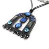Les Trésors De Lily [J2802] - Designer Necklace 'Anamaya' Blue Black