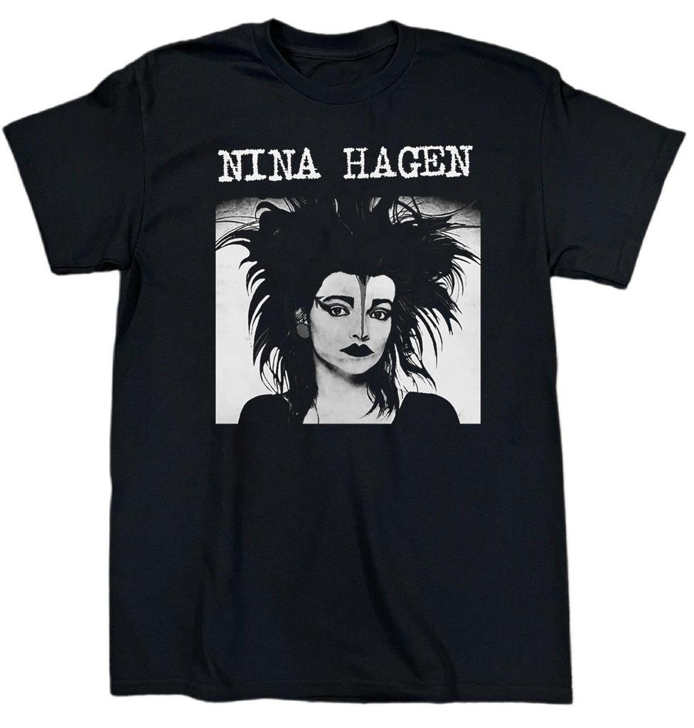 Nina Hagen Gift For Fans Heavy Cotton Black All Size Shirt BL534