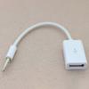 3.5mm AUX Stereo Plugs to USB Converter Aux Cable Cord For Car MP3 Speaker