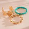 Zinc Zinc Alloy Stacked Round Bangle Acrylic Women's Wrist Jewelry Geometric Resin Bracelet  Hand Accessory