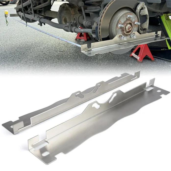 Plato de Alineación de Ruedas Acero Kit de Herramientas de Alineación de Ruedas de Coche Herramienta de Alineación de Convergencia de Ruedas Platos Accesorios Agujero para Colgar de Alta Resistencia
