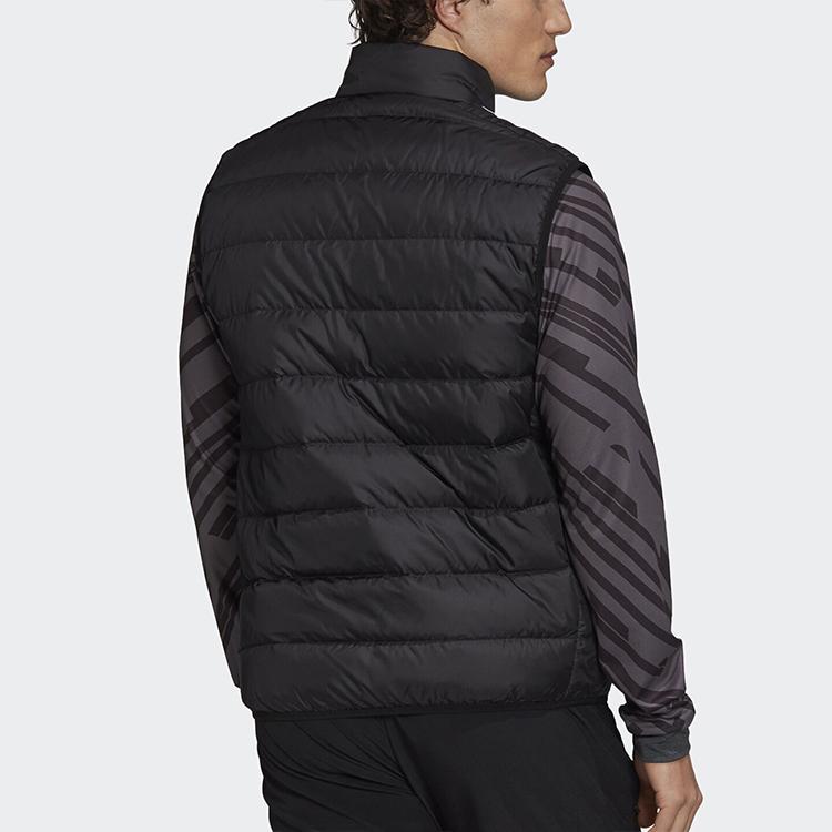 adidas Vests Men's Black Stand Collar Moderate Other GH4583-