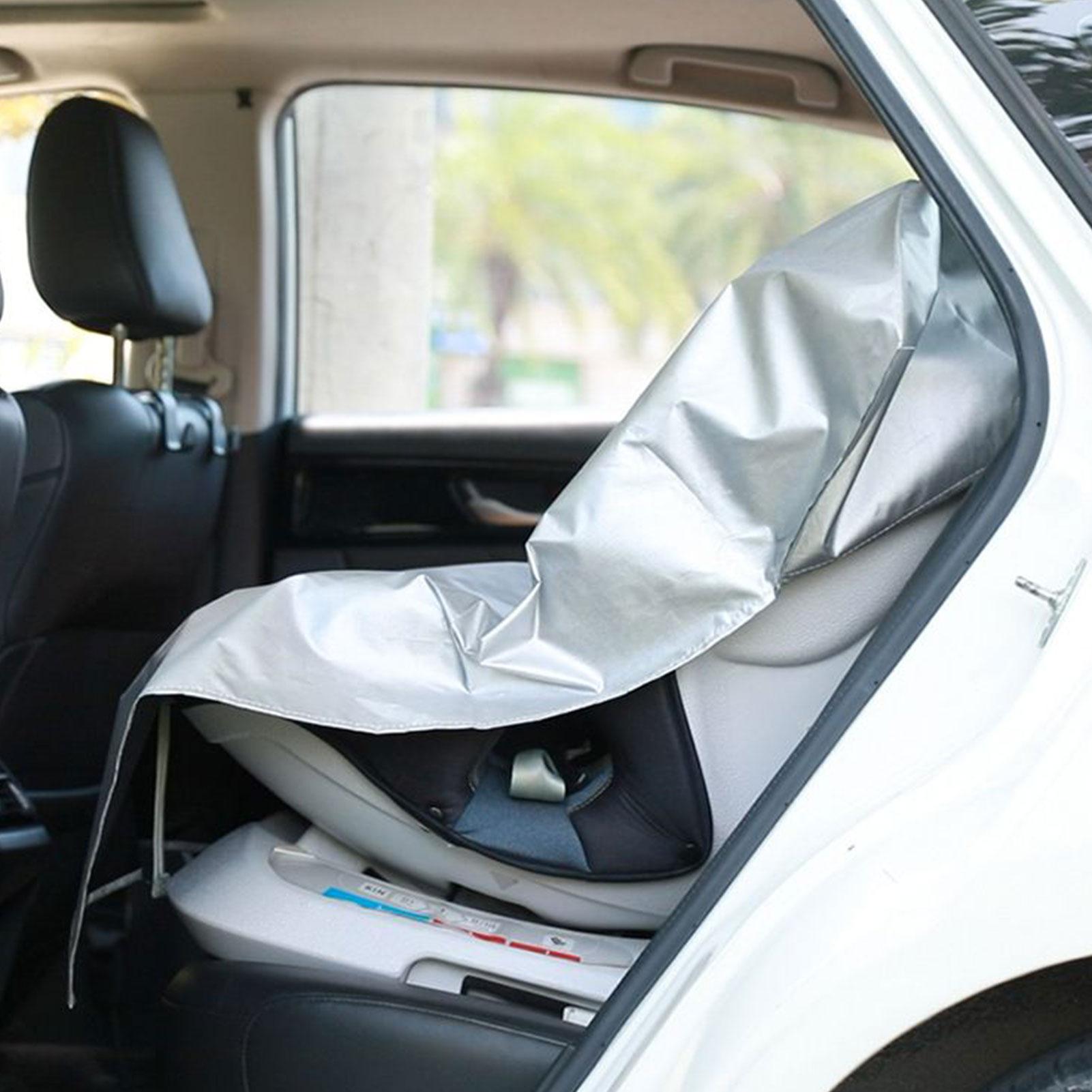 Car Seat Sun Shade Cover Car Seat Heat Shield Breathable Shield Dustproof Protector For Vehicle Automotive Uv Shielding Travel CHINA