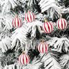 6pcs Creative Christmas Ball Set Plastic Hanging Ornament Christmas Tree Pendant  Wedding