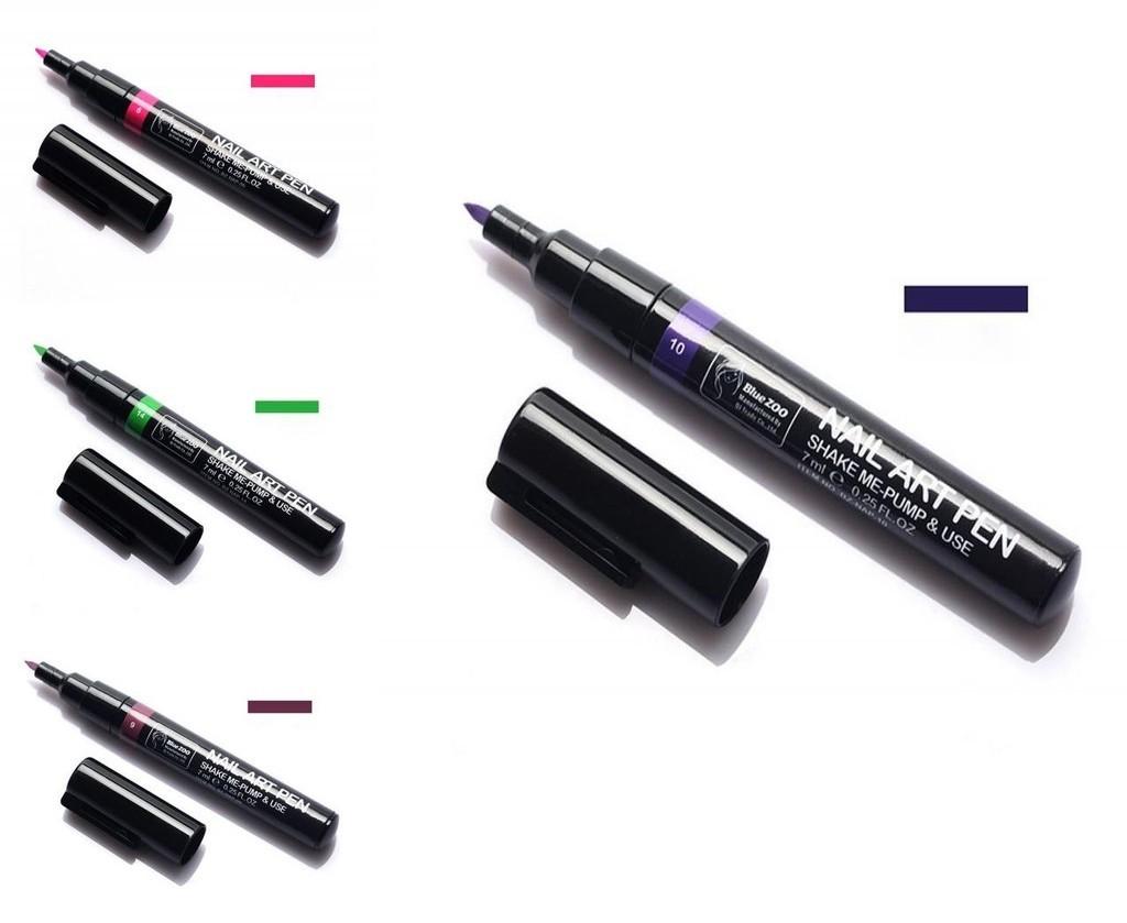 Bolígrafo de Arte para Uñas de 16 Colores Herramienta de Diseño para Pintar Para Impresionantes Manicuras con Esmalte en Gel UV
