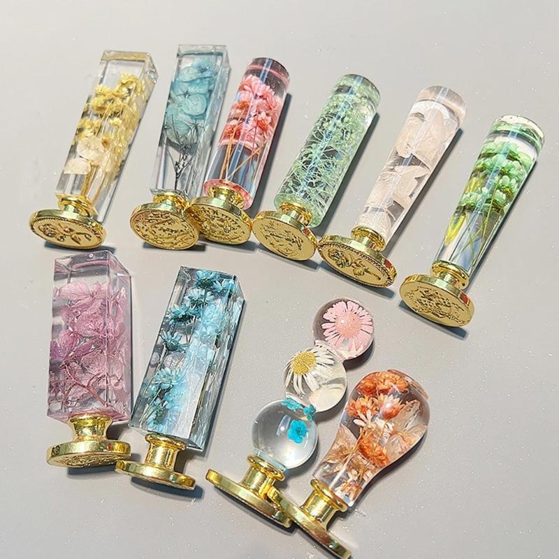 Stamp Handle Resin Mold Sealing Handle Mold Wedding Invitations Wax Seal Stamp Handle Mold for DIY Crafts Crystal