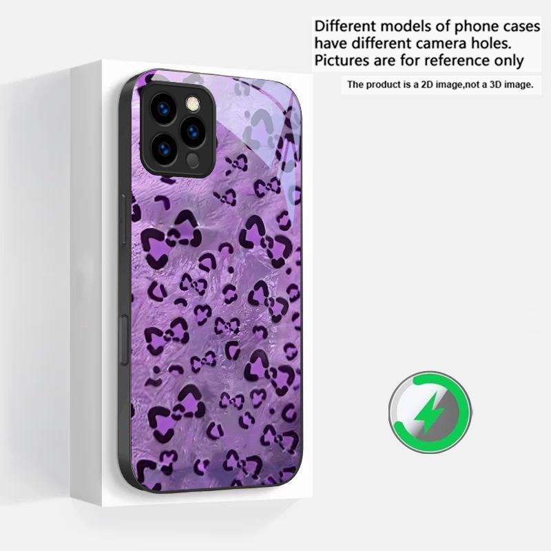 Abstract Leopard Print Suitable For iPhone 16E 17 Pro Max 15 Pro 14 13 Plus 12 Mini 11 16 Air 17Pro Magnetism Glass Phone Case