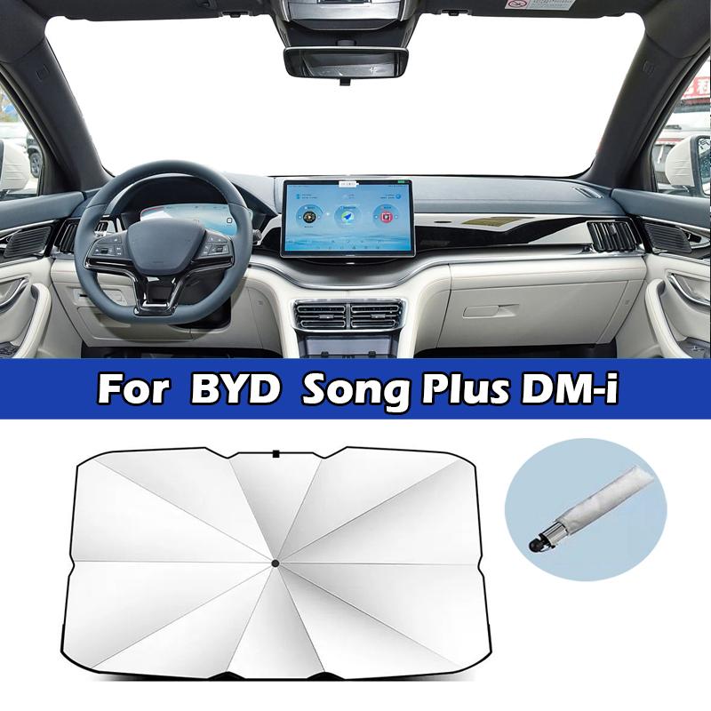 For BYD Song Han Yuan Tang Qin KING Seagull Dolphin Car Front Windshield Sunshade Umbrella Sun UV Protection Auto Accessories