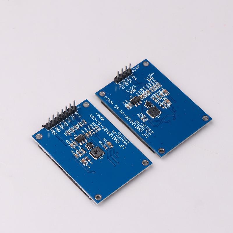 1.5 Inch 1.5" 128X128 Oled Screen Display Module 4Pin 7Pin Sh1107 Driver Iic 4 Pins White For Raspberry Pi For Stm32