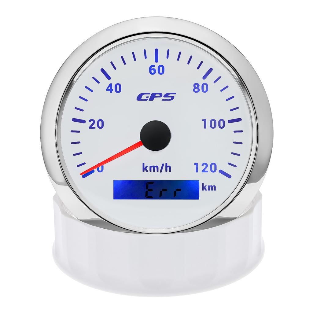 30/60/80/120/200KMH 7 Colors Backlight 85MM GPS Speedometer Gauge with GPS Antenna Motorcycle Boat Car Truck Speed Gauge Meter