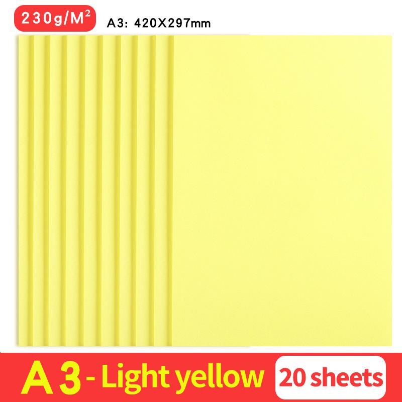 A3 MixColor Cardstock Paper Business Card Cardboard DIY Gifts Card Scrapbook Materials Drawing Card Art Supplie 10/20Sheets 230G