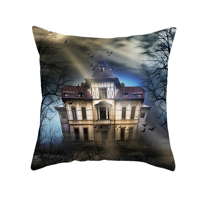 New Peach Skin Halloween Pillowcase Home Wish Home Supplies Cushion Cover Waist Pillowcase