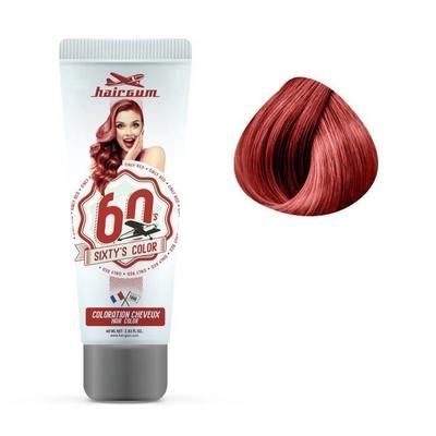 Coloration Semi-permanente - HAIRGUM - Only Red - 60ml - Sans Ammoniaque - Crème