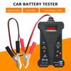 Car Battery Tester, 12V Digital Battery Voltmeter and Charging System Analyzer for Motorcycle