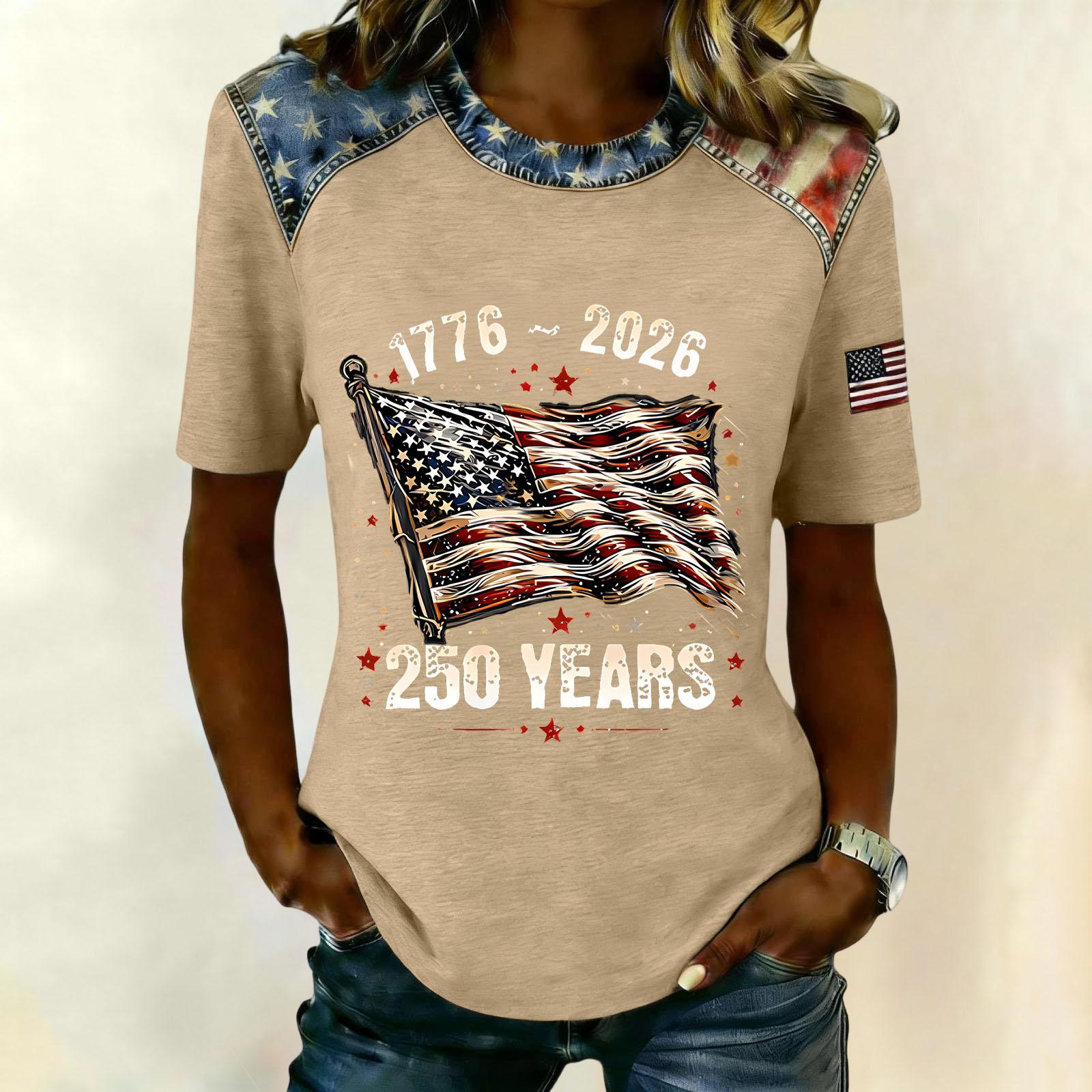 

Стильная женская повседневная блузка с принтом в виде звезд S бежевый