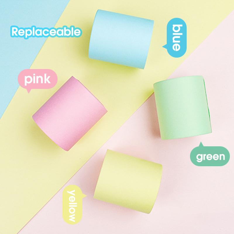 Creative Tape-Style Sticky Notes Tearable Paper Core Rolls 5.8m Long Durable Strong Convenient For Office And School Supplies