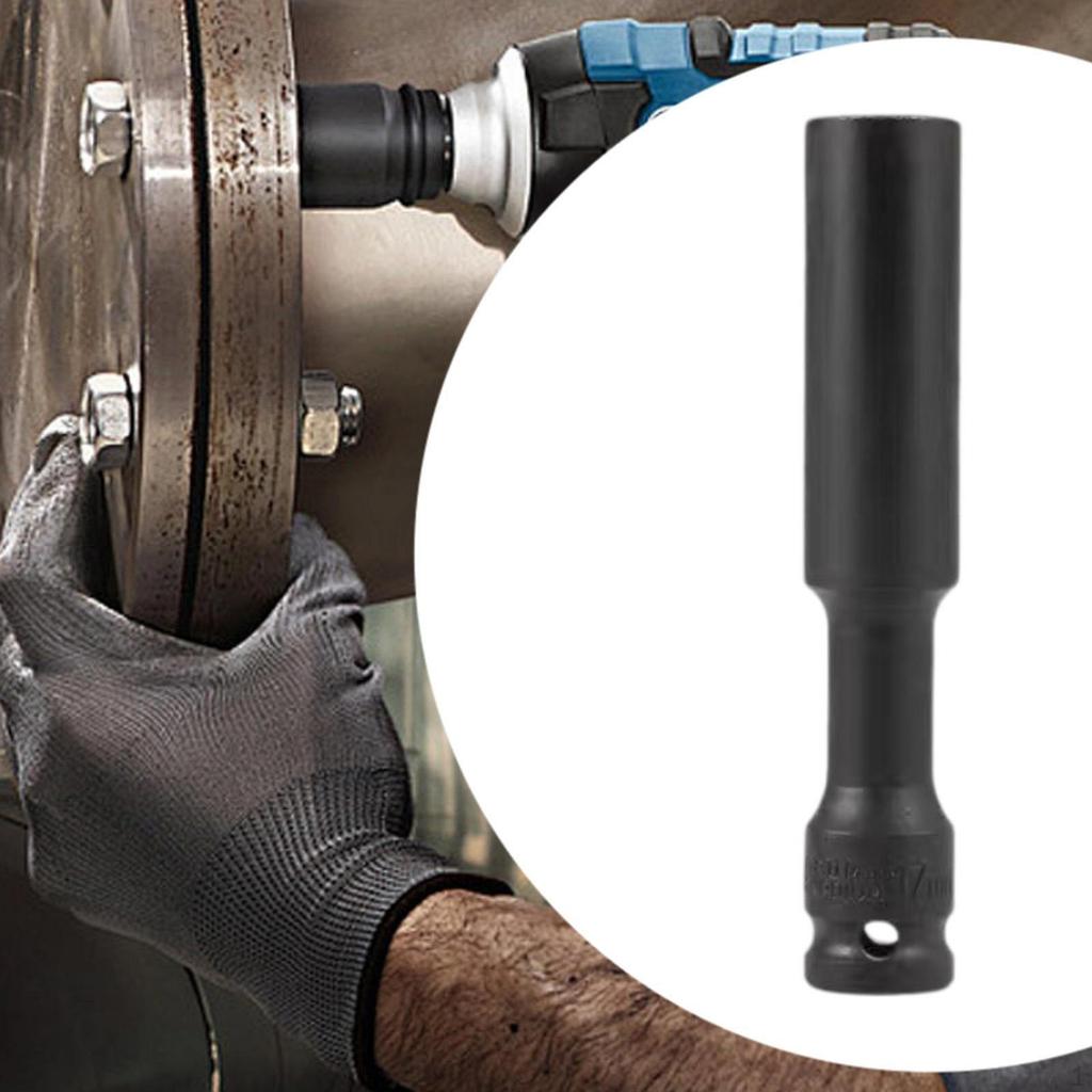 1/2" Hex Socket Electric Wrench Attachment for Automotive Maintenance