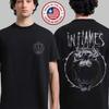 In Flames Evropské turné 2026 Merch Křičící lebka Unisex Repro Tričko