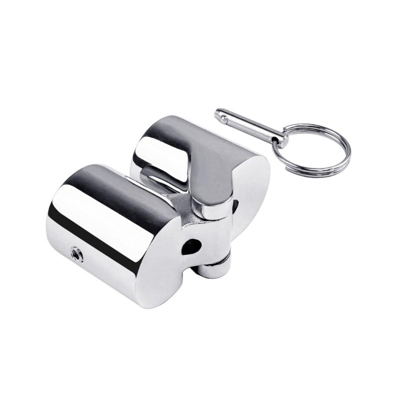 Easy To Install Steel Tube Connector Marine Hardware Fitting Upgrades for Foldable  Awnings Bimini Top  & Marine Equipment