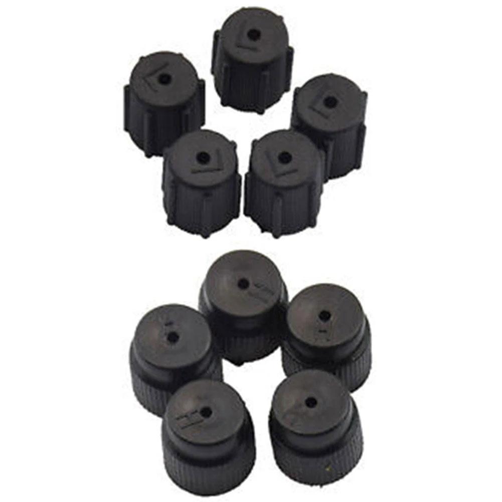 Universal R134a Car Air Conditioning Service AC Charging 5 Cap Cap Low-Pressure Accessories Dust High/ Valve A/C Car Port V3D6