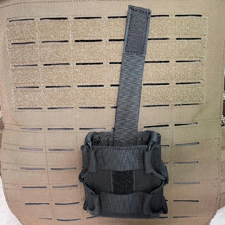 Open Top Nylon Handcuff Pouch Waist Belt Bag Handcuff Holder Hunting Accessory