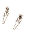 Personality exaggeration punk halloween skull skeleton alloy festival atmosphere creative single product stud earrings woman