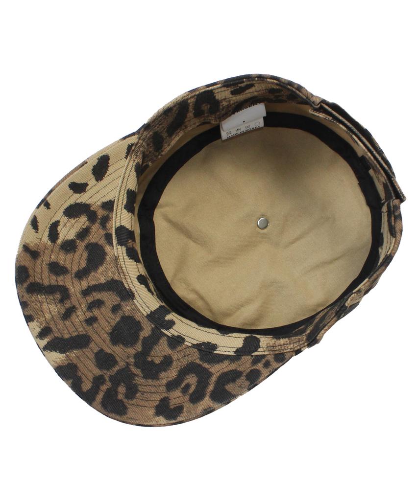 KEYMISERY Whisper Pillbox Cap (Leopard)