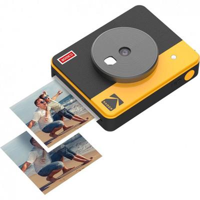 Sofortbildkamera 2-in-1 - Kodak - Mini Shot 3 Retro - Gelb - Integrierter Drucker - Integrierter Blitz