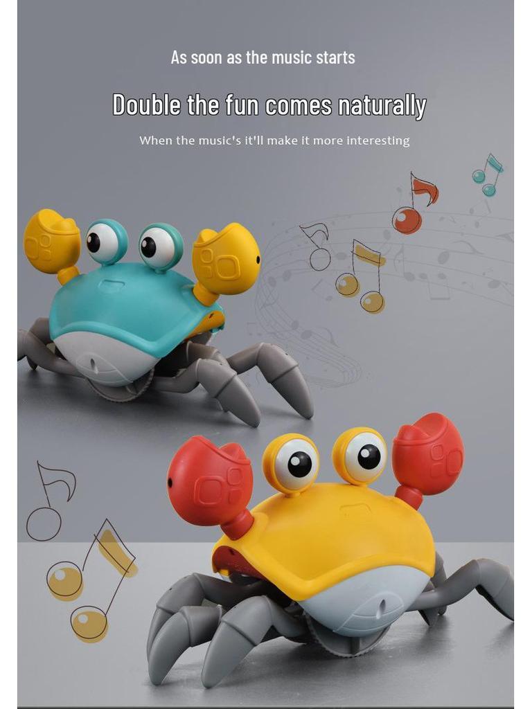 Electric Music Induction Escape Crab - Children's Somatosensory Remote Control Toy