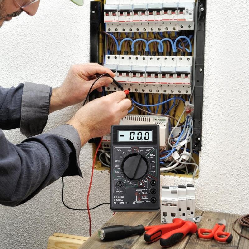 Small Digital Multimeter High Accuracy Measurement Device Circuit Testing Tool for Electricians & Electronic Engineers