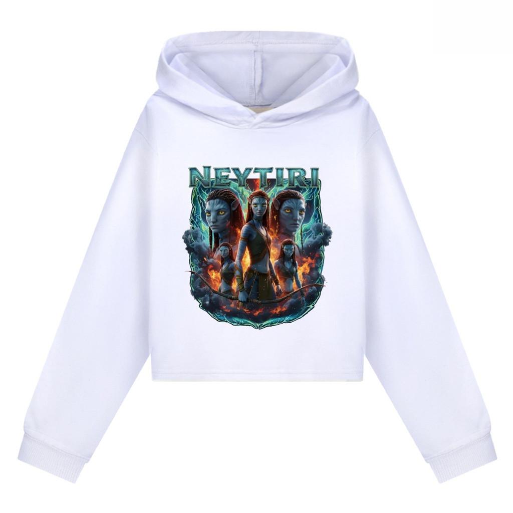 5417 Kids Girls Printed Cotton Colorful Long Sleeves Hoodies